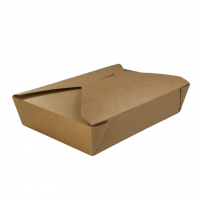  Takeaway food box, brown  1400 ml 